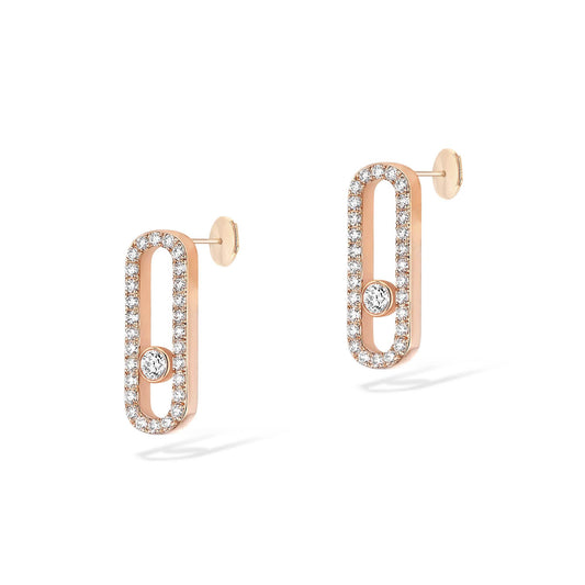 Move Uno Ohrringe, Roségold • Diamant von Messika (12183-PG)