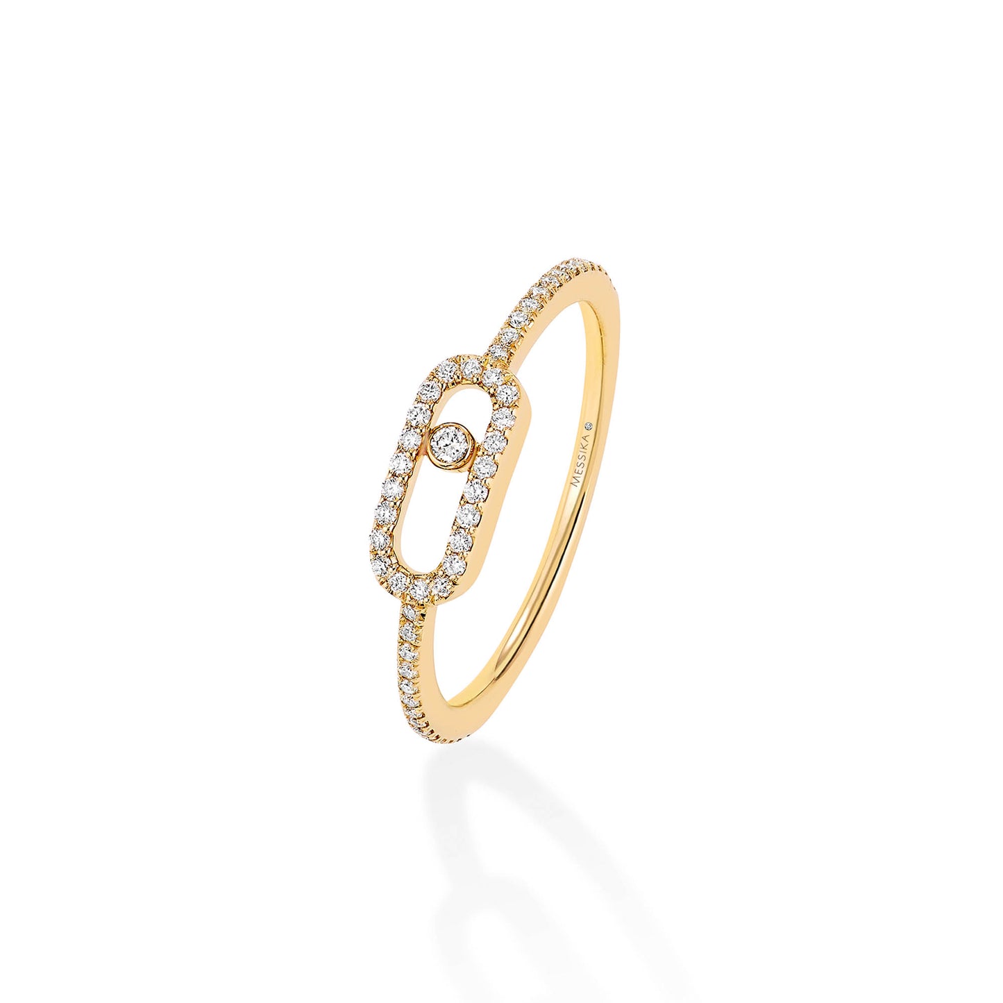Move Uno Pavé Ring, Gelbgold von Messika (05630-YG) online kaufen Move Uno Pavé Ring, Gelbgold von Messika (05630-YG) online kaufen
