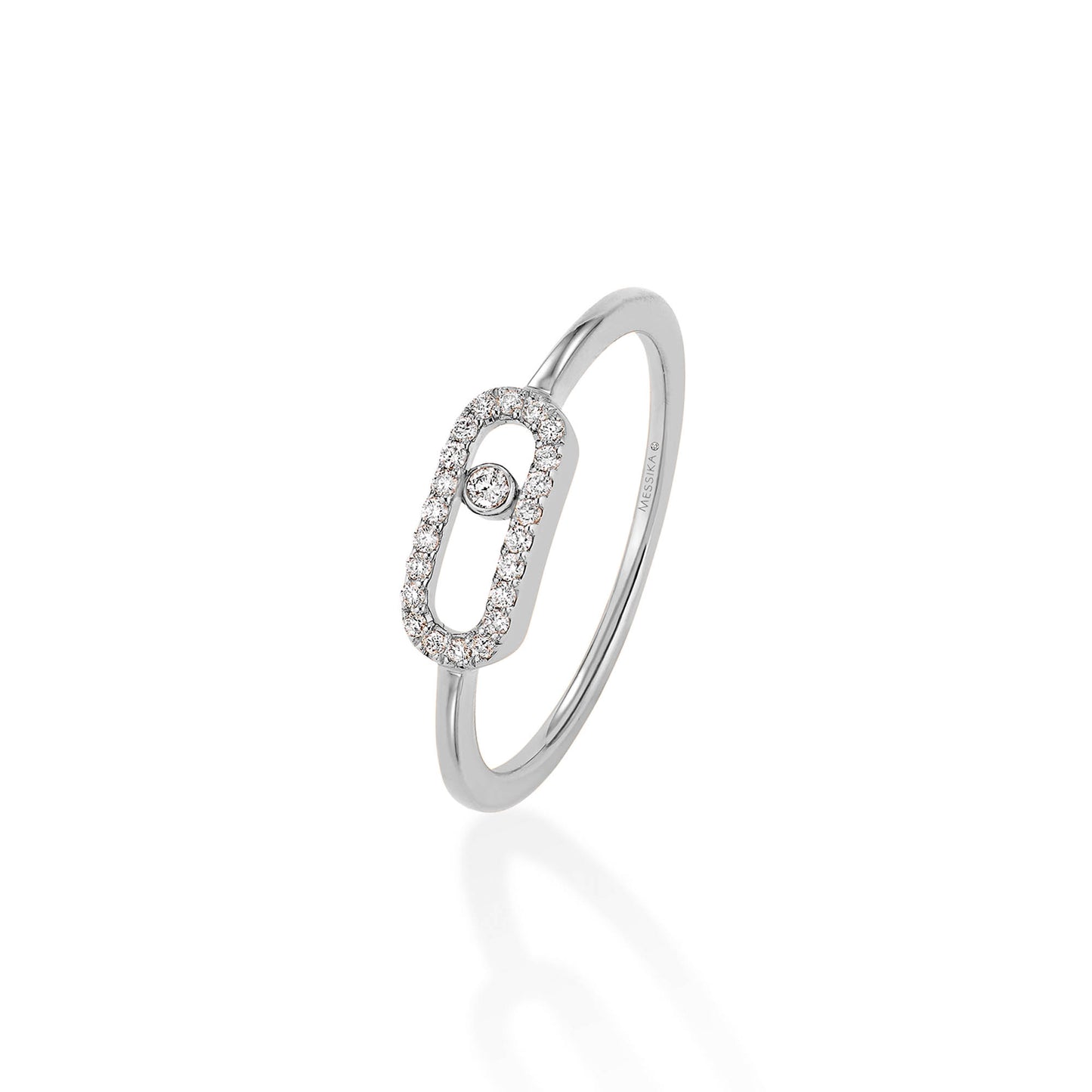 Move Uno Ring, Weißgold • Diamant von Messika (04705-WG) Move Uno Ring, Weißgold • Diamant von Messika (04705-WG)