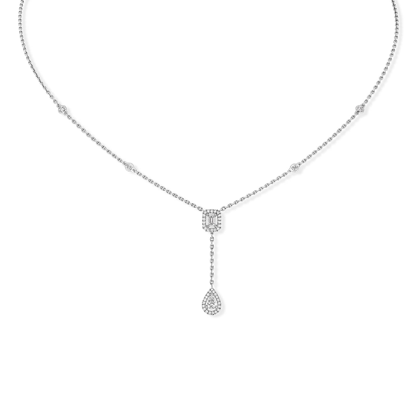 My Twin Tie Halskette, Weißgold • Diamant • Smaragd von Messika (06693-WG) My Twin Tie Halskette, Weißgold • Diamant • Smaragd von Messika (06693-WG)