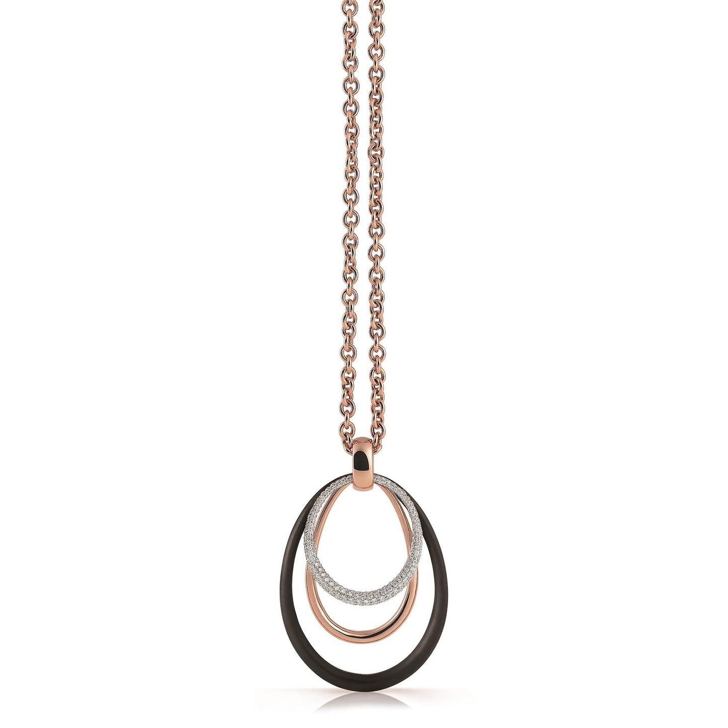 Neraviglia Anhänger, Roségold & Stahl von Al Coro (P2486R) online kaufen