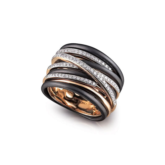 Neraviglia Serenata Ring, Roségold • Diamant von Al Coro (NR10975R)