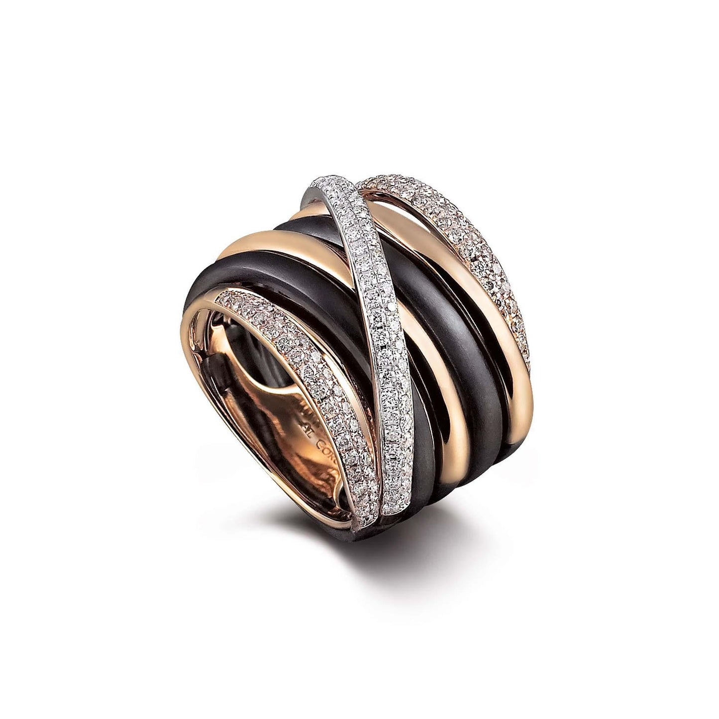 Neraviglia Serenata Ring, Roségold • Diamant von Al Coro (NR11128BR)