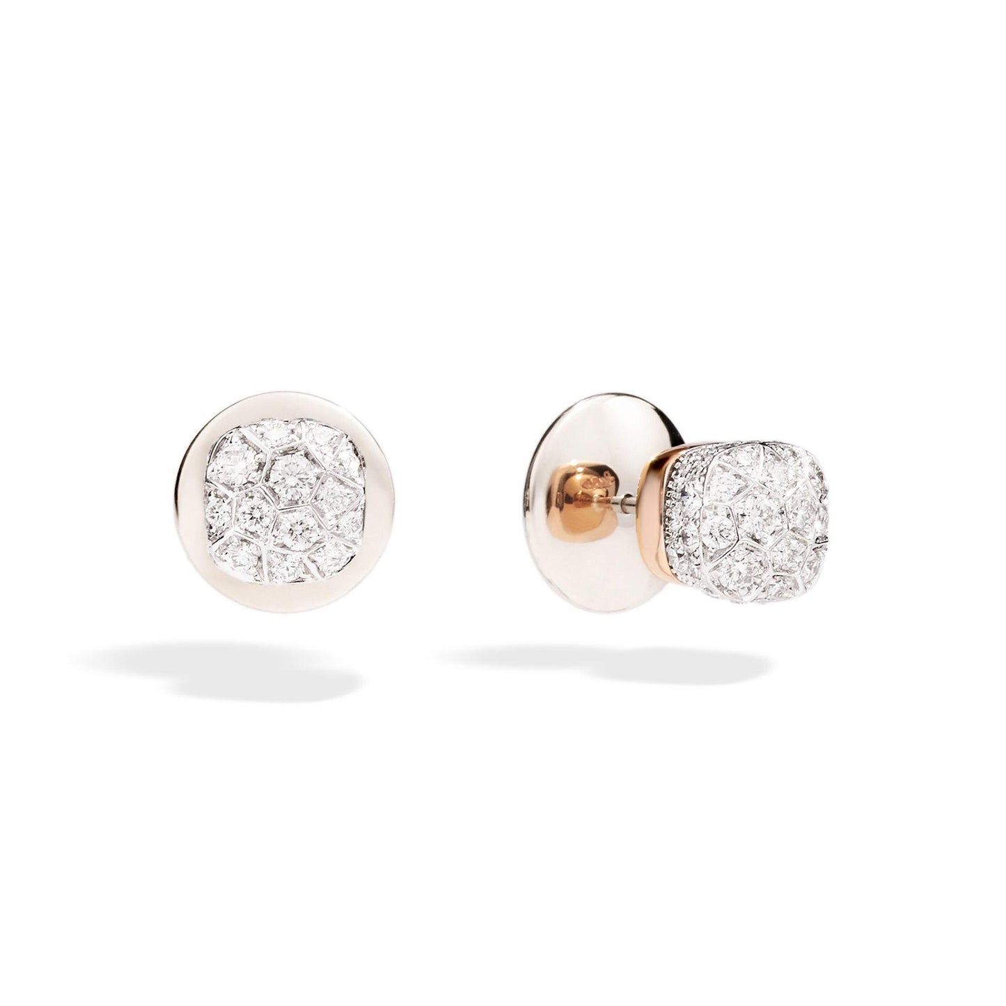 Nudo Ohrstecker, Weißgold • Diamant von Pomellato (POB7040O6000DB000)