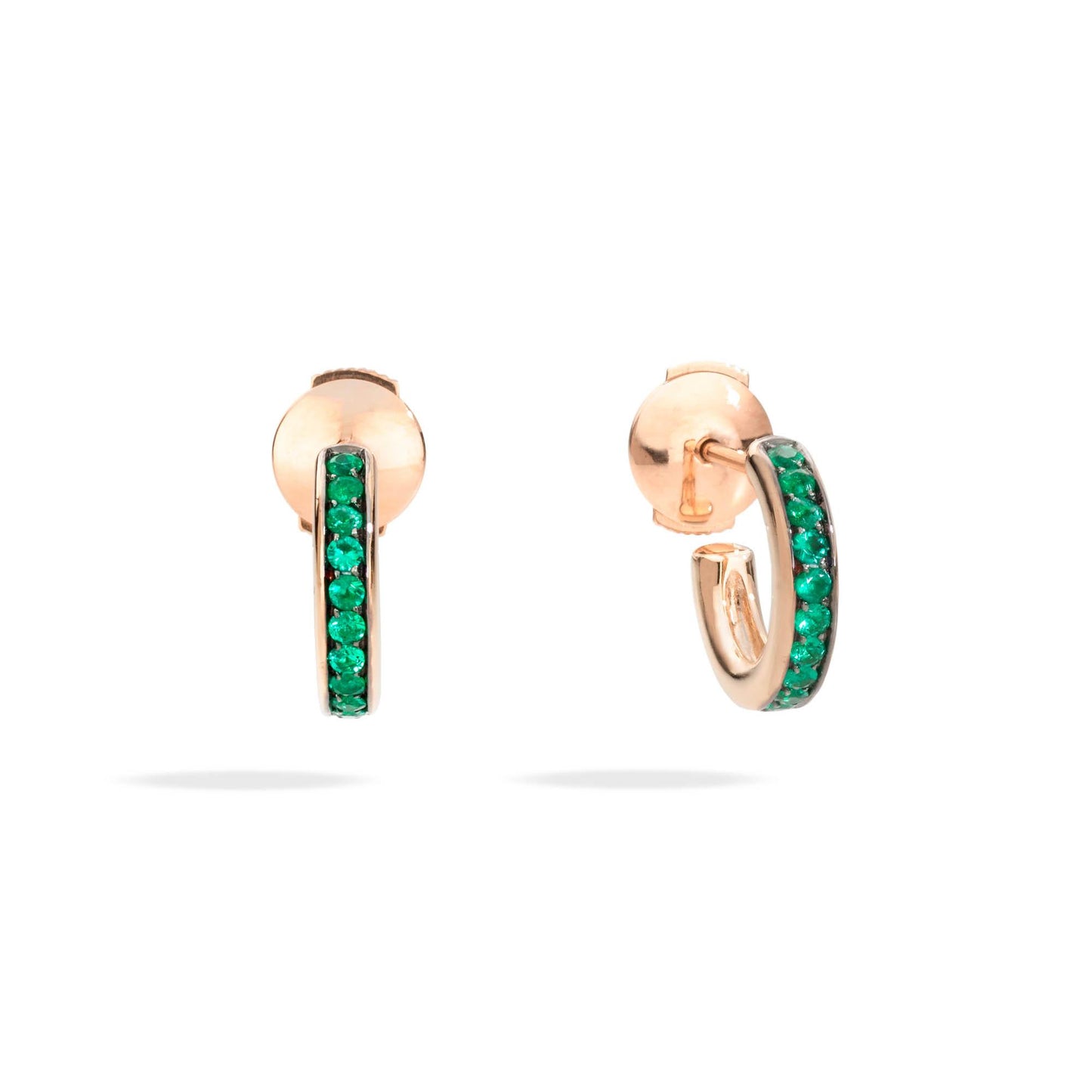 Ohrringe Pomellato Together, Roségold • Smaragd von Pomellato (POB8110O7BKRSM000)