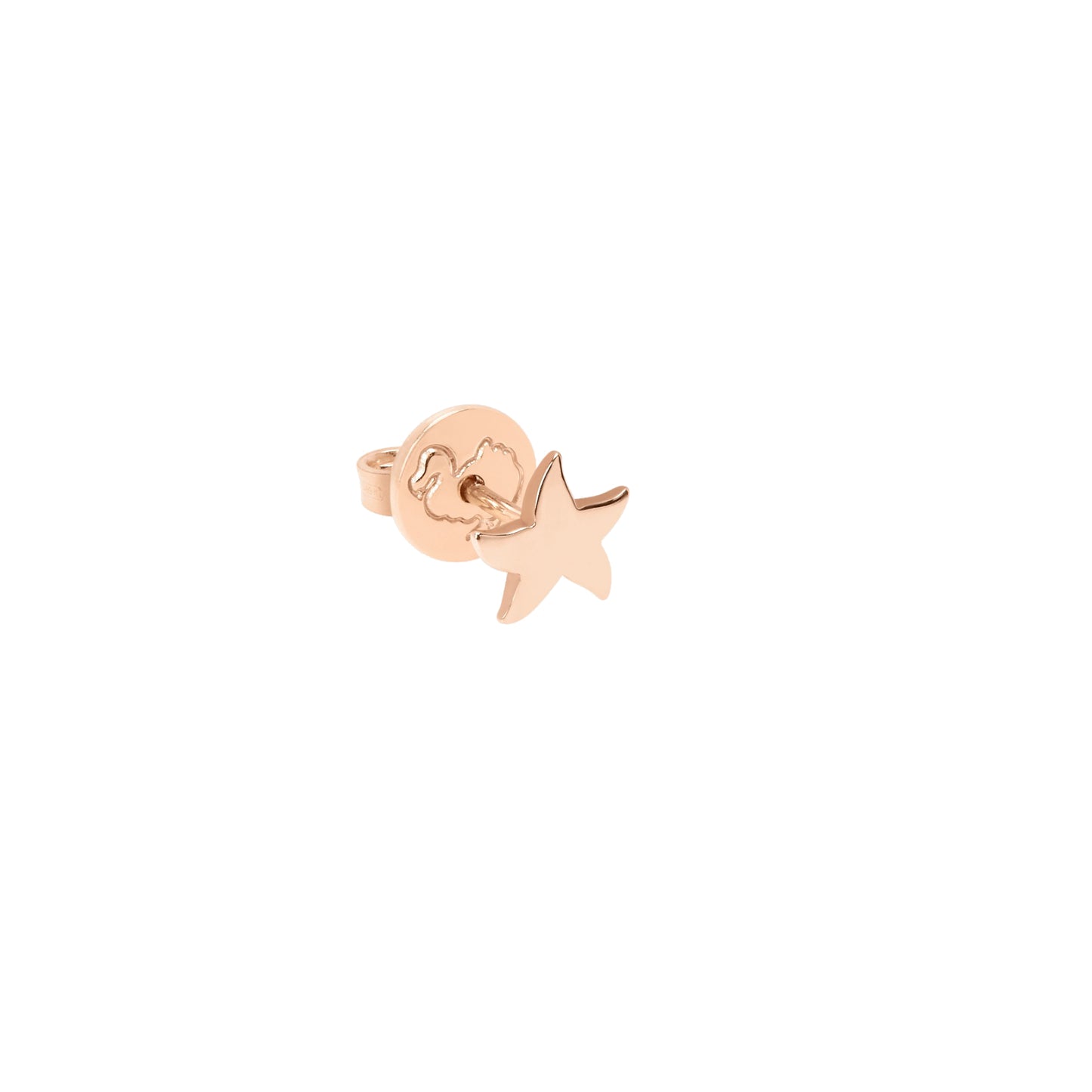 Ohrstecker Sternchen Mini-Modell - Einzelohrring, Roségold • Diamant von DoDo (DHB9006-STARX-0009R) Ohrstecker Sternchen Mini-Modell - Einzelohrring, Roségold • Diamant von DoDo (DHB9006-STARX-0009R)