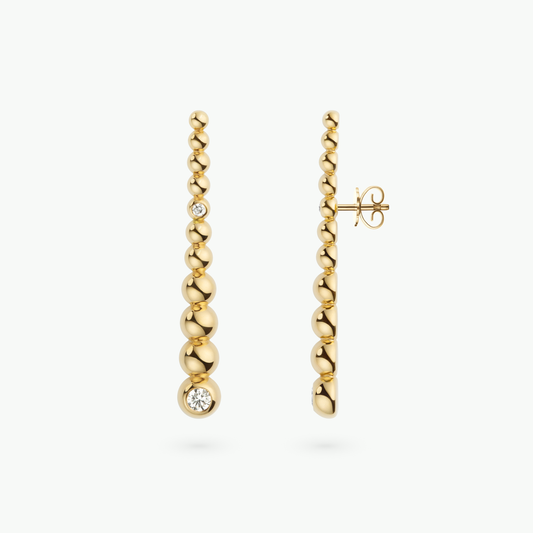 Ava Ohrstecker in Gelbgold von The Good Bling Berlin