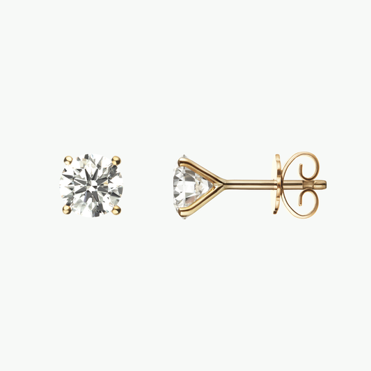 Diana Ohrstecker in Gelbgold von The Good Bling Berlin