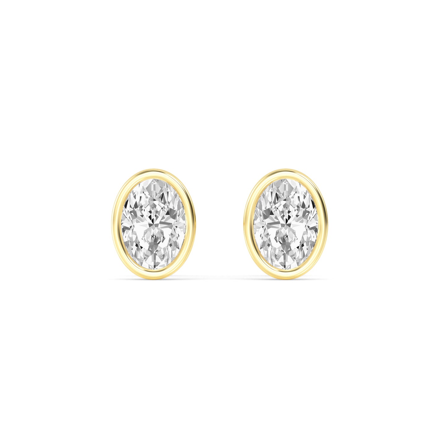 Lotta Ohrstecker in Gelbgold von The Good Bling Berlin