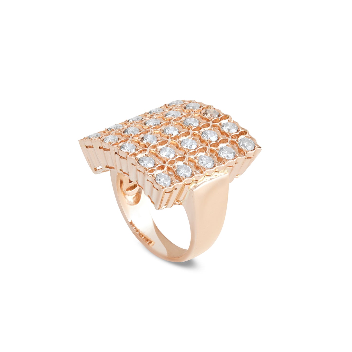 Palazzo Ring, Roségold • Diamant von Grimaldo (PZ-RG01BD-01)