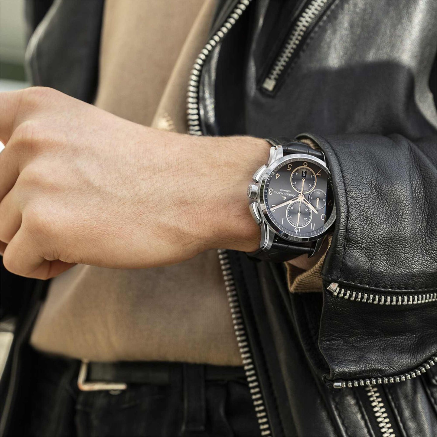 Pontos Chronograph, Leder von Maurice Lacroix (PT6388-SS001-321-2) Pontos Chronograph, Leder von Maurice Lacroix (PT6388-SS001-321-2)