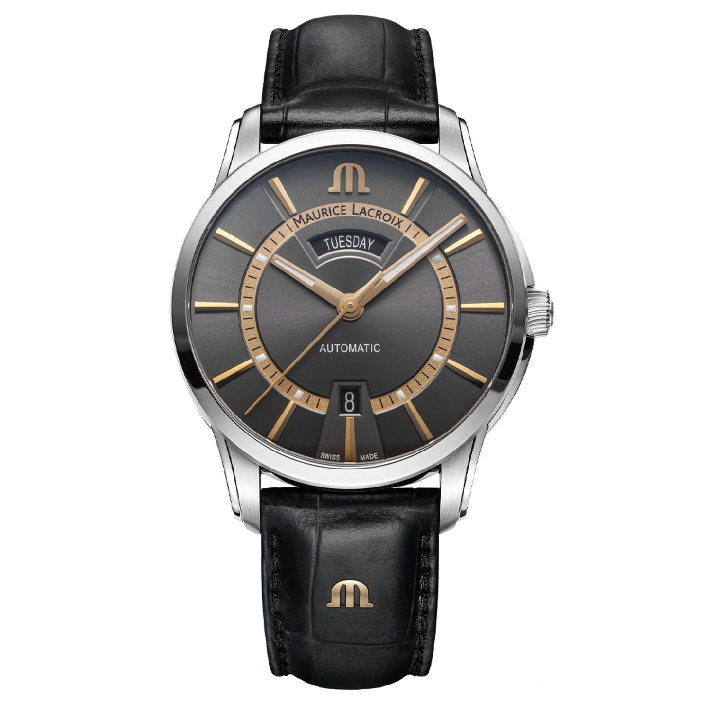 Pontos Day Date, Edelstahl von Maurice Lacroix (PT6358-SS001-333-2) Pontos Day Date, Edelstahl von Maurice Lacroix (PT6358-SS001-333-2)