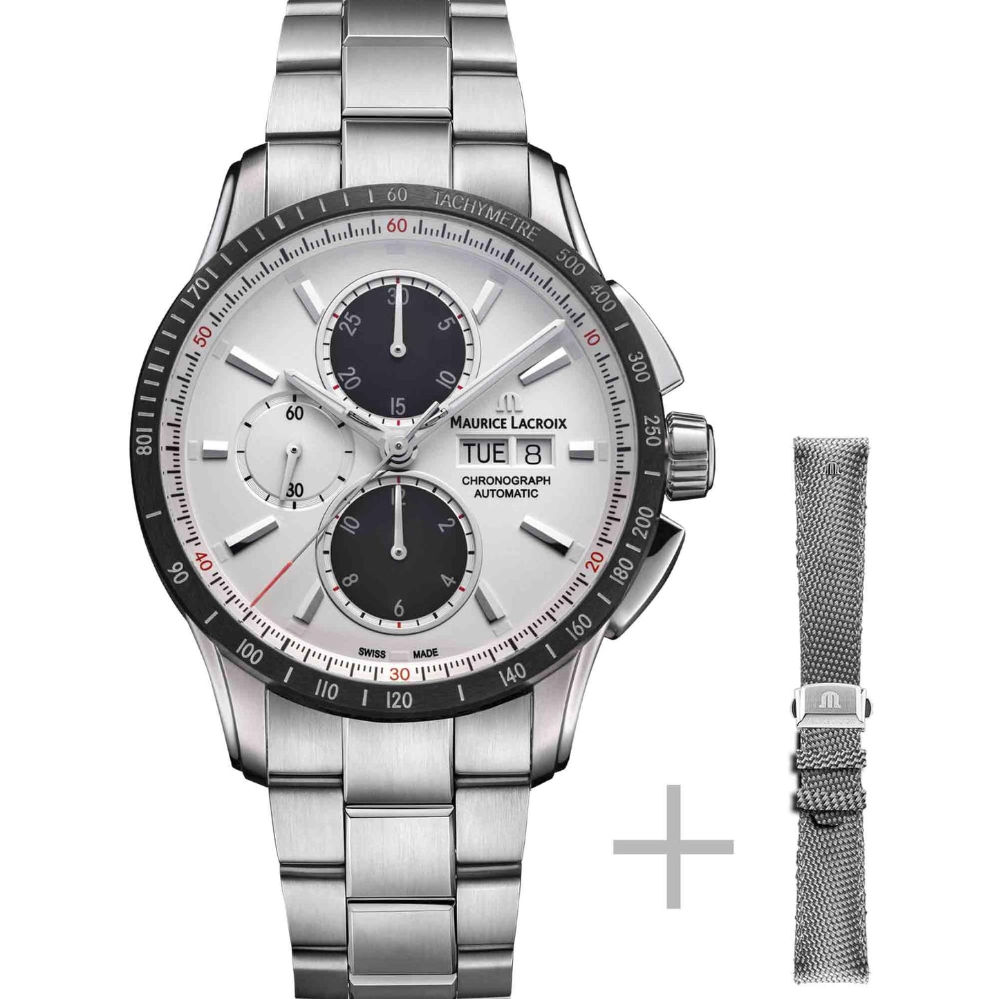 Pontos S Chronograph, Edelstahl von Maurice Lacroix (PT6038-SSL2H-130-A) Pontos S Chronograph, Edelstahl von Maurice Lacroix (PT6038-SSL2H-130-A)