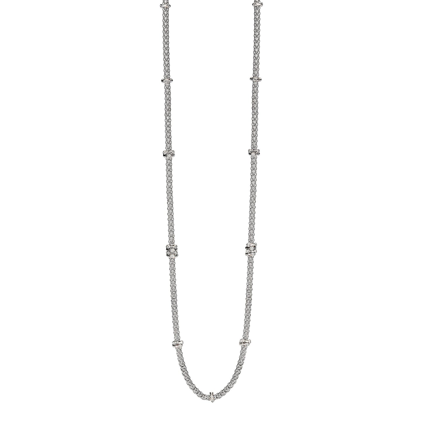Prima langes Collier, Weißgold • Diamant von FOPE (74208C1_BB_B_XBX_090) Prima langes Collier, Weißgold • Diamant von FOPE (74208C1_BB_B_XBX_090)