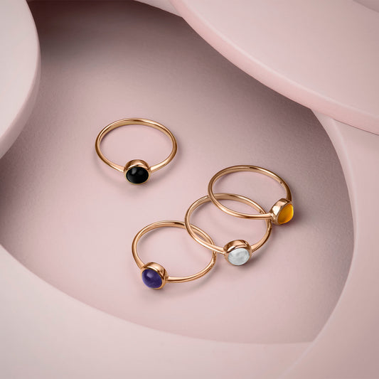 Princess Flò Ring, Rosegold mit Unix von Grimaldo Firenze (PR-RG05OX-01) online kaufen