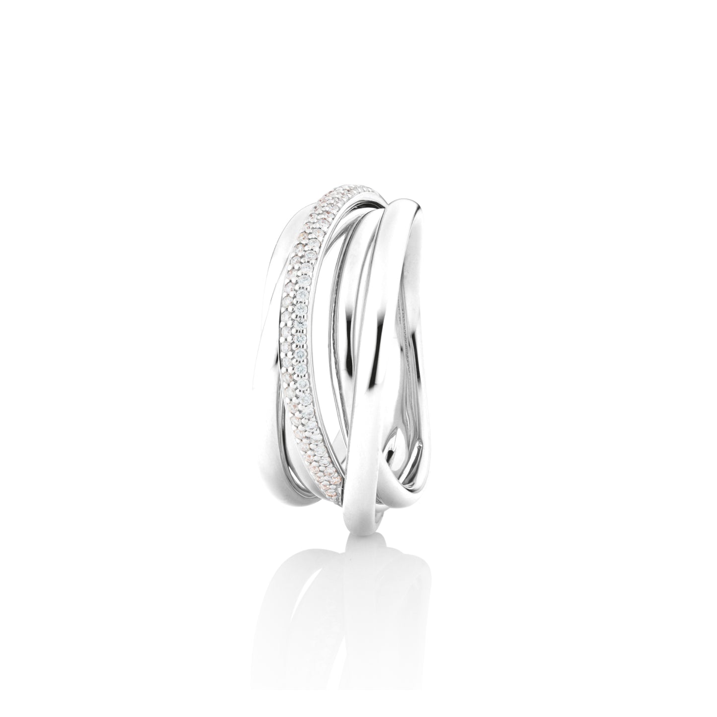 Ring Cielo, Weißgold • Diamant von Capolavoro (RI8BRW02702)
