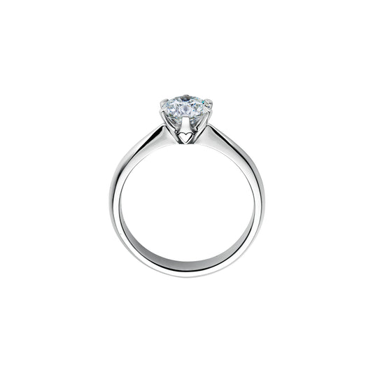 Ring Classico, Weißgold • Diamant von Capolavoro (RI8B02310.0.50TW-SI-GIA)