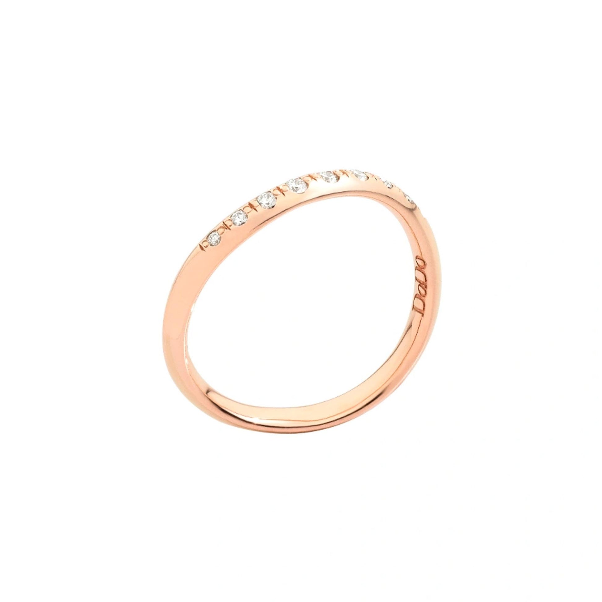 Ring Essentials, Roségold • Diamant von DoDo (DAC2007-ESSEN-DB09R)