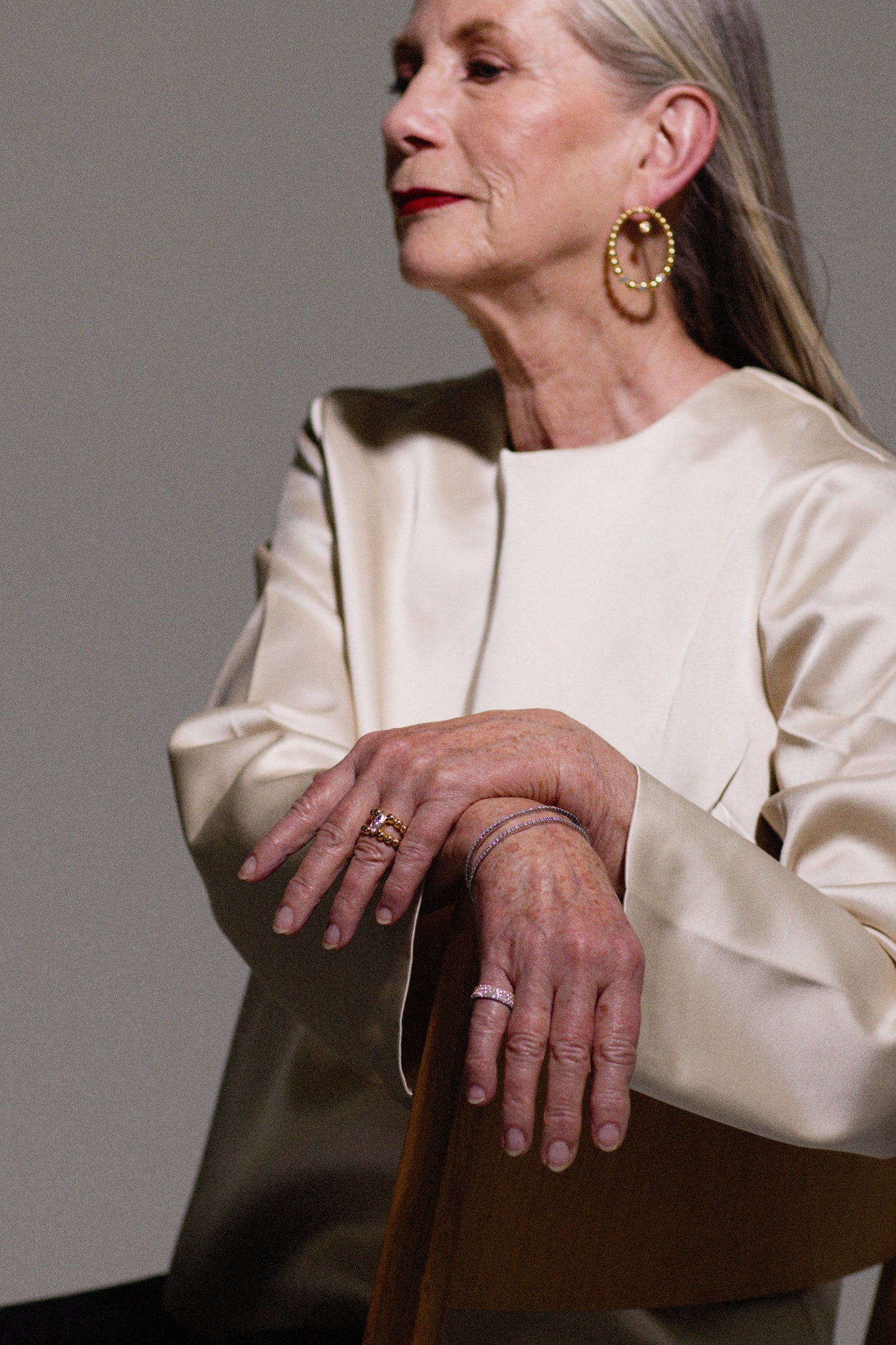 Pippa Ring Marquise in Gelbgold von The Good Bling Berlin