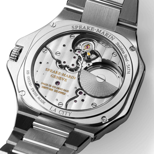 Ripples Infinity Date, Edelstahl • Rubin von Speake-Marin (604018440)