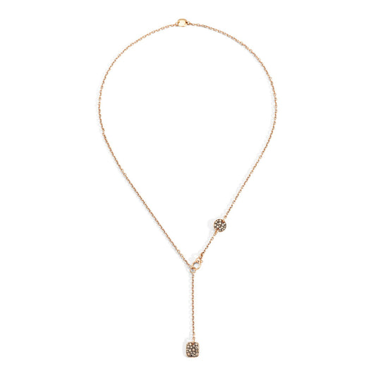 Sabbia Lariat Halskette, Roségold • Diamant von Pomellato (PCC011007BWRDBX00)