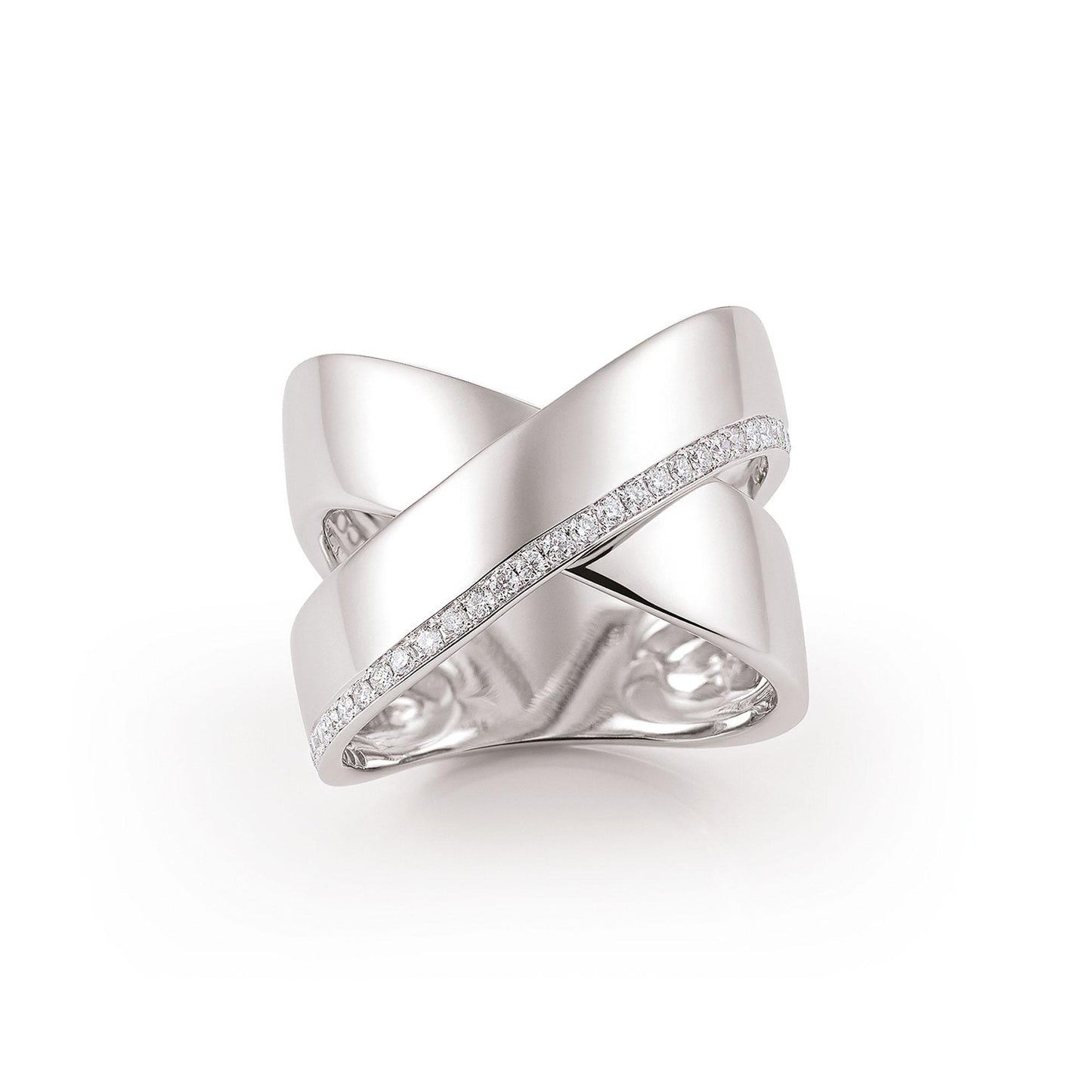 Serenata Ring, Weißgold • Diamant von Al Coro (R502W) Serenata Ring, Weißgold • Diamant von Al Coro (R502W)