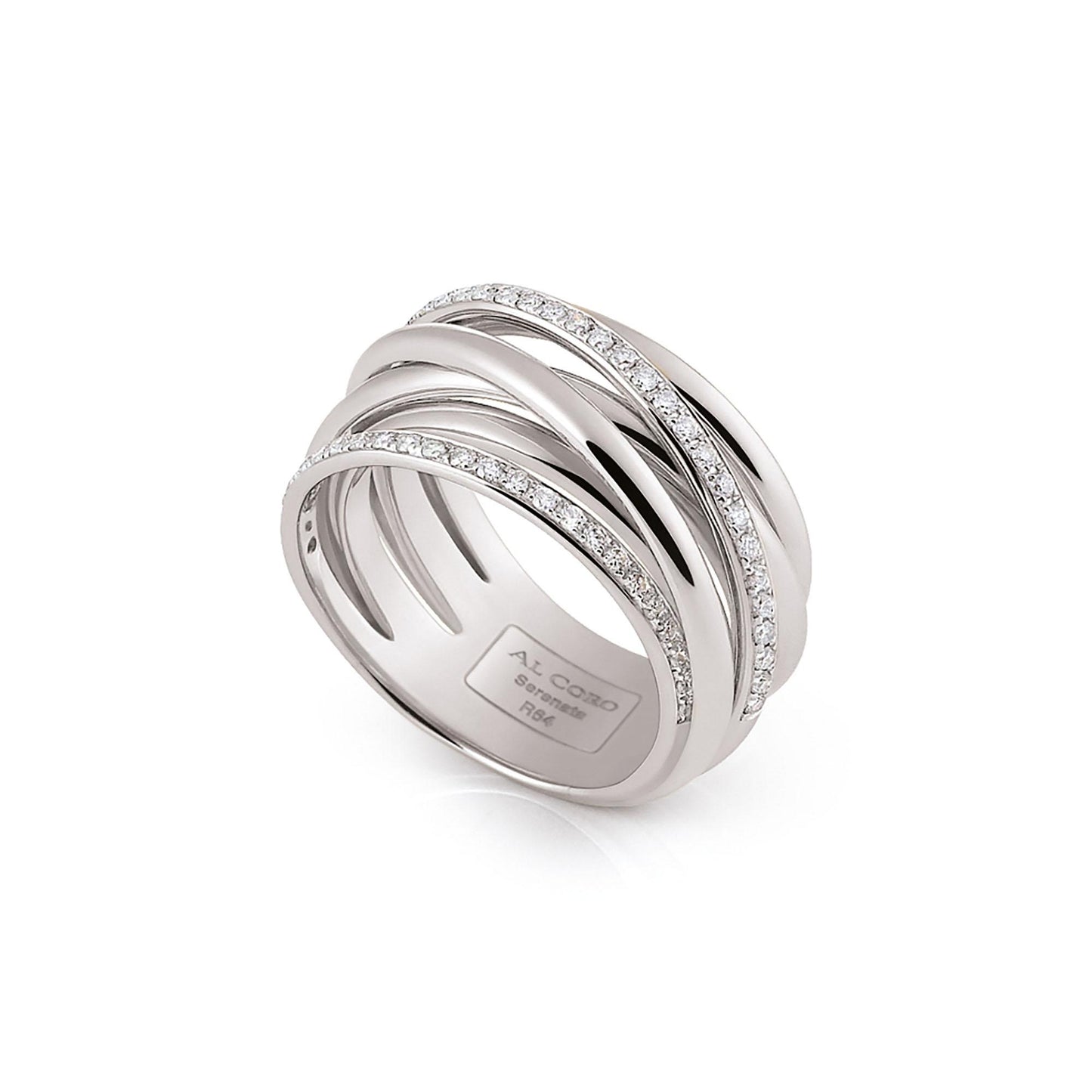 Serenata Ring, Weißgold • Diamant von Al Coro (R6406W) Serenata Ring, Weißgold • Diamant von Al Coro (R6406W)