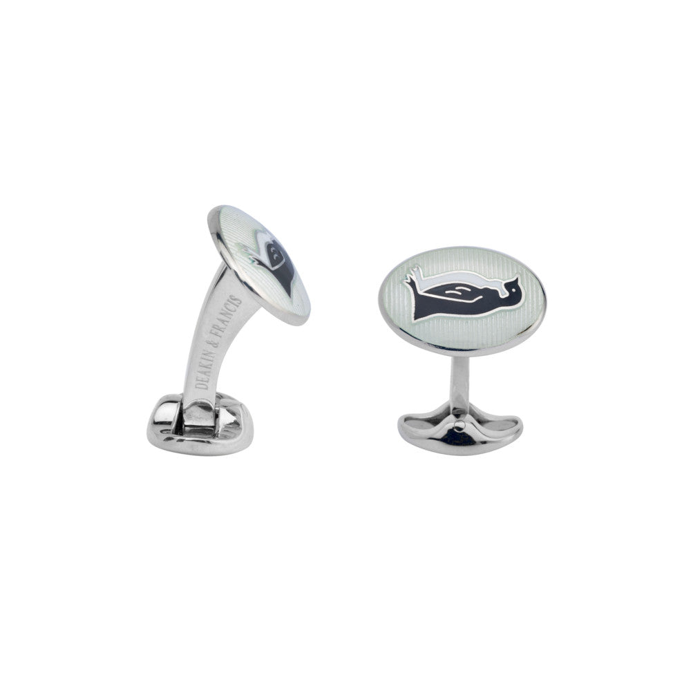 Silver Manschettenknöpfe Penguin, Sterlingsilber von Deakin and Francis (C1062S16) online kaufen