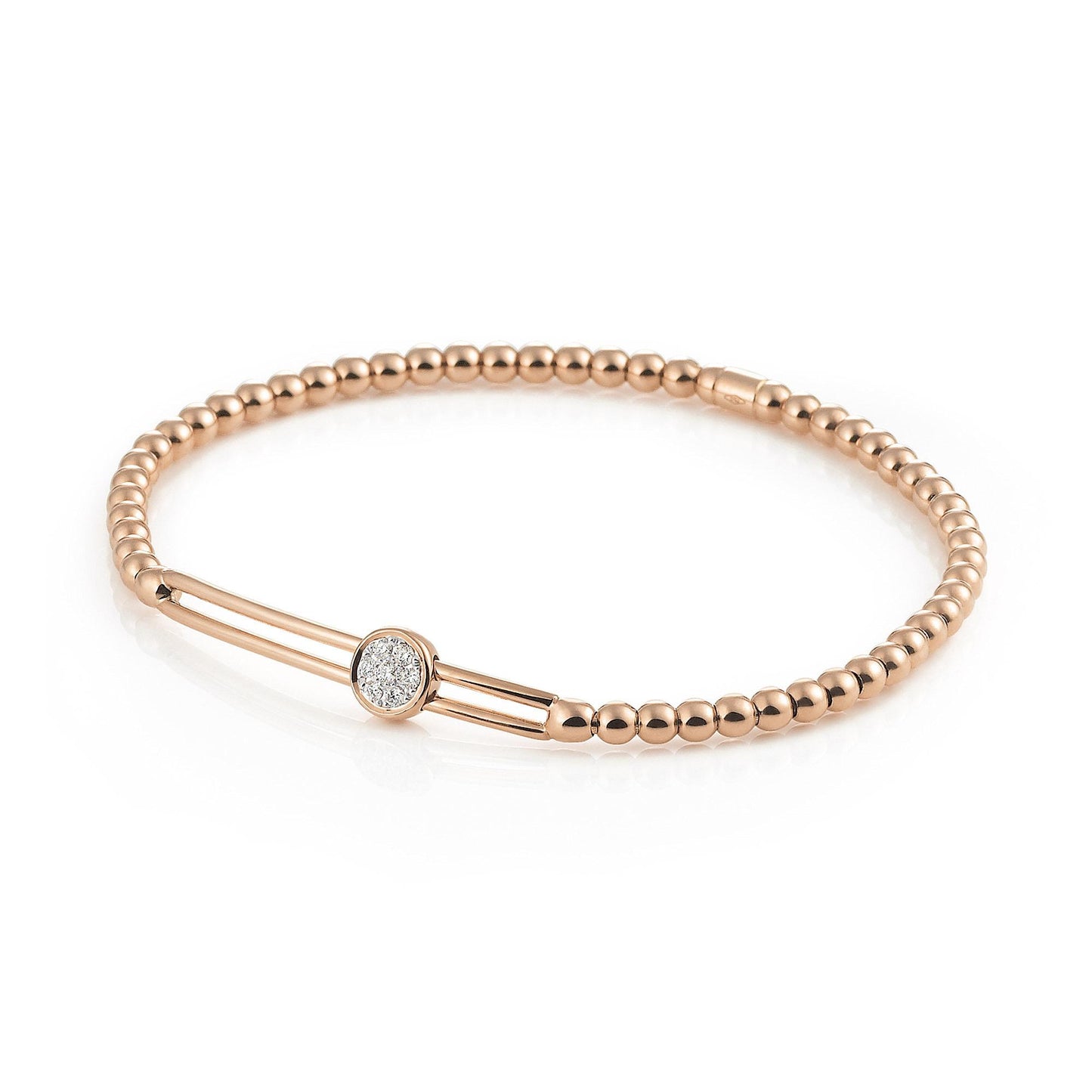 Stretchy Armband, Roségold • Diamant von Al Coro (A353R) Stretchy Armband, Roségold • Diamant von Al Coro (A353R)