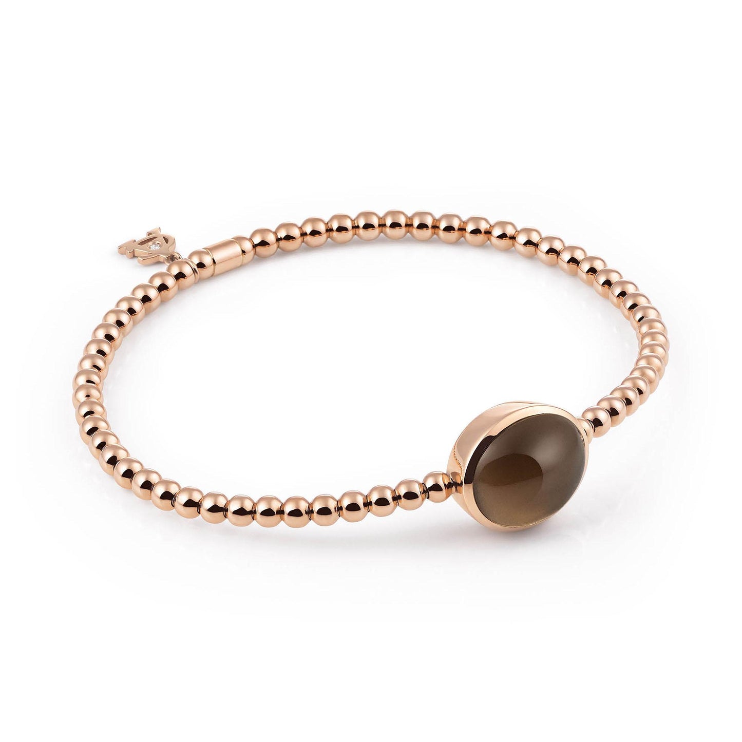 Stretchy Armband, Roségold • Rauchquarz von Al Coro (A981SQR) Stretchy Armband, Roségold • Rauchquarz von Al Coro (A981SQR)