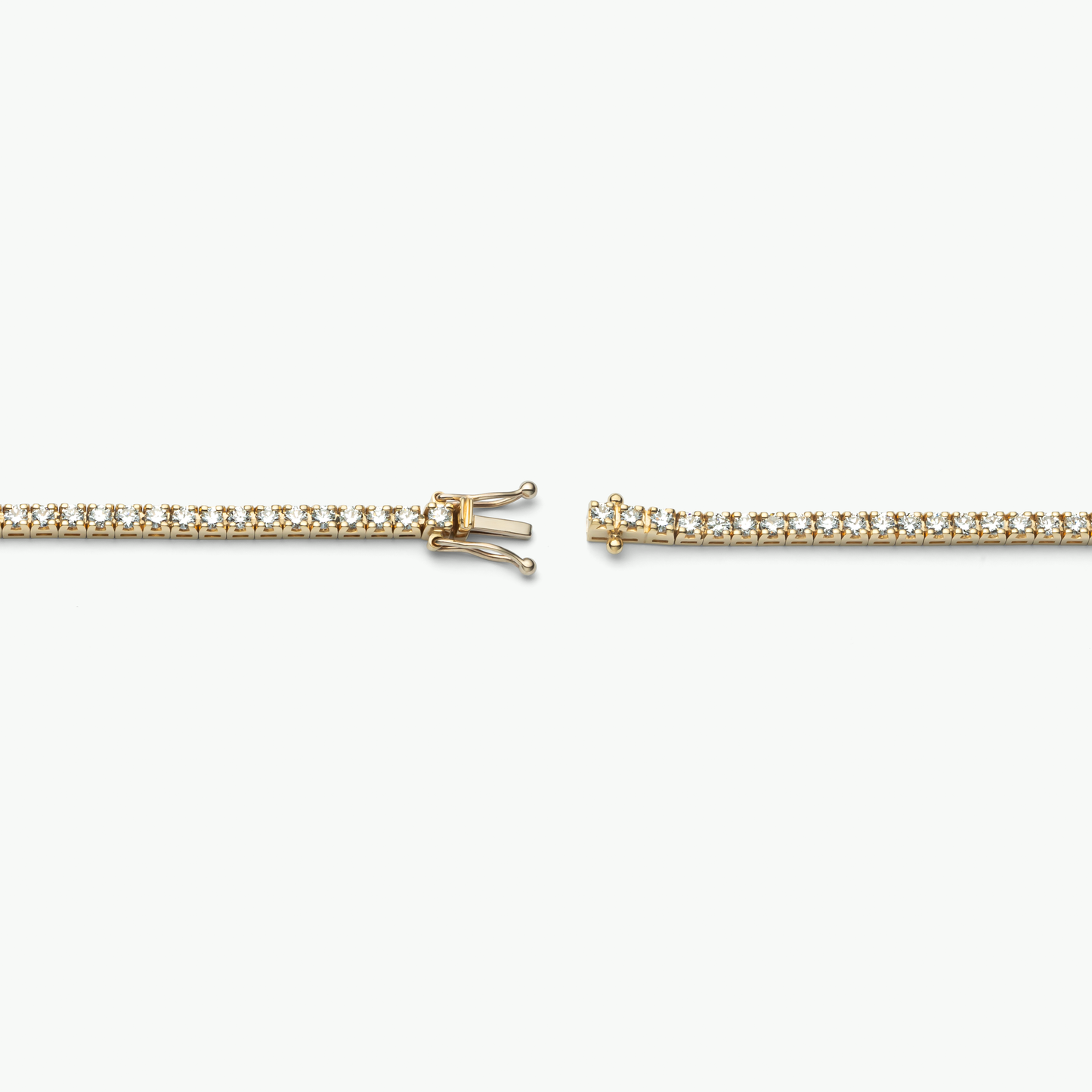 Billie Tennisarmband in Weißgold von The Good Bling Berlin