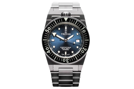 Triton Classic Atlantic Blue von Tritonwatch online kaufen (Ref. TA-BSCASTEEL-ATLANTIC)