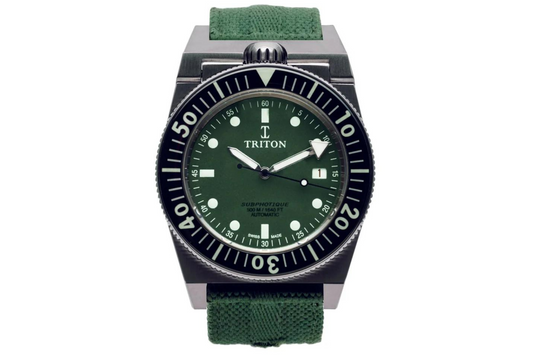 Triton Sport Navy Green Triple Black LE von Tritonwatch online kaufen (Ref. TA-BSCNATO-TRIPLEB LE)