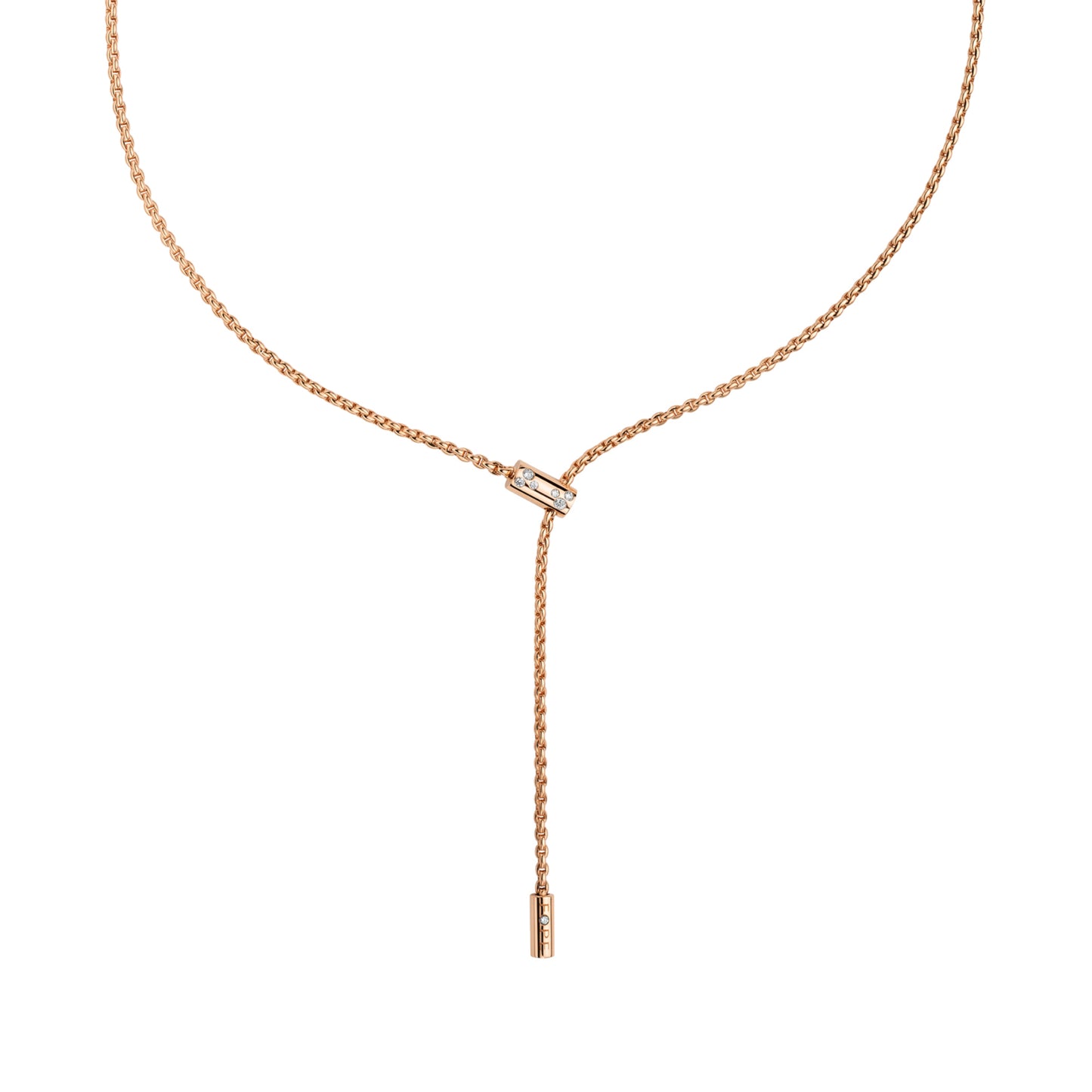 Verstellbare Aria Halskette mit Diamanten, Roségold • Diamant von FOPE (89003FX_BB_R_RRX_041) Verstellbare Aria Halskette mit Diamanten, Roségold • Diamant von FOPE (89003FX_BB_R_RRX_041)