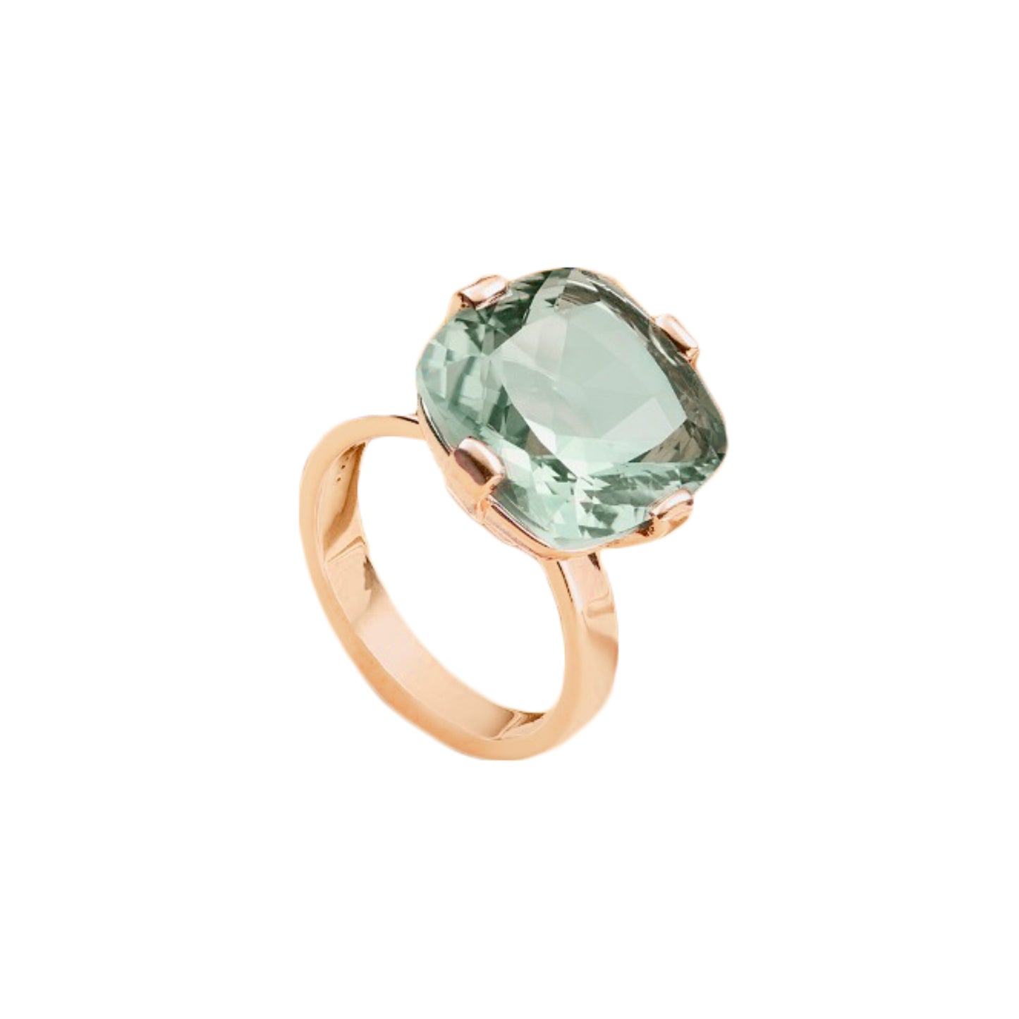 Viaggio Ring, Roségold • Prasiolith von Grimaldo (VI-RG01PA-01)