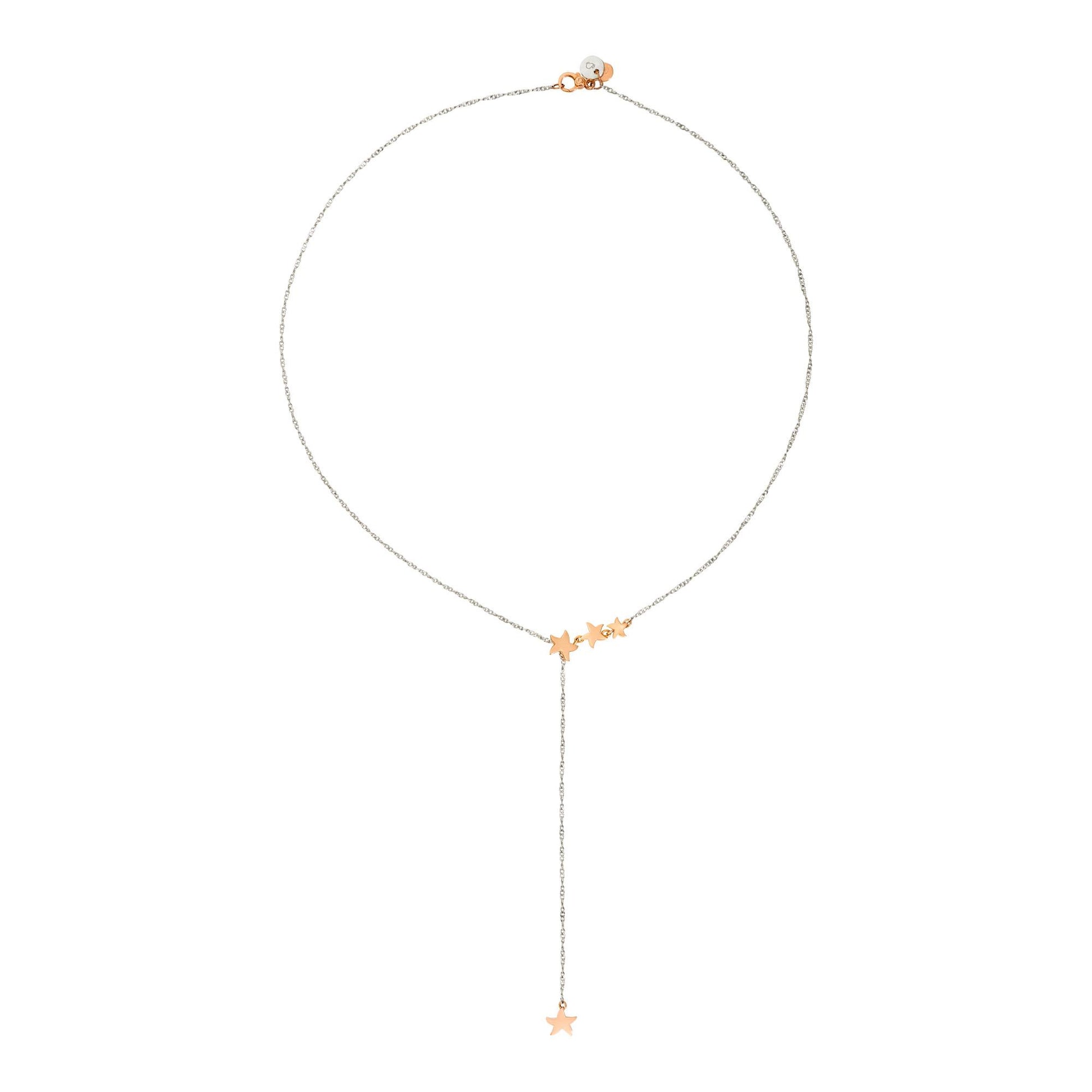 Y-Halskette Stellina, Roségold von DoDo (DCC1009-STAR4-0009R)