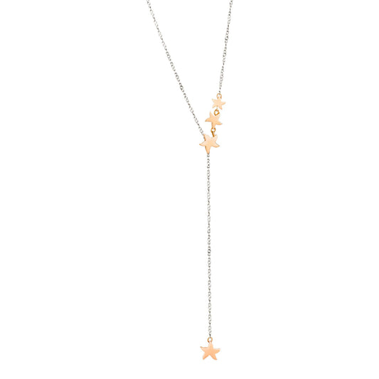Y-Halskette Stellina, Roségold von DoDo (DCC1009-STAR4-0009R)