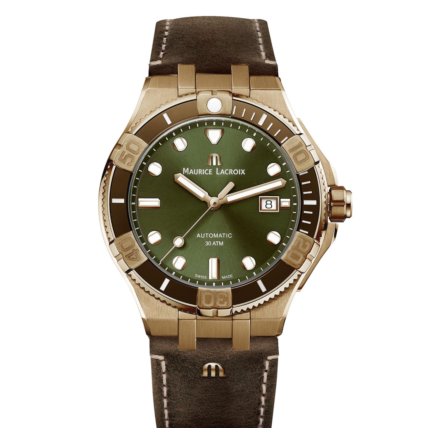 Aikon Venturer, Leder von Maurice Lacroix (AI6058-BRZ01-630-1) Aikon Venturer, Leder von Maurice Lacroix (AI6058-BRZ01-630-1)