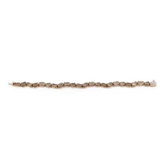 Candy Armband, Roségold • Diamant • Rauchquarz von Al Coro (NB8367SQR)