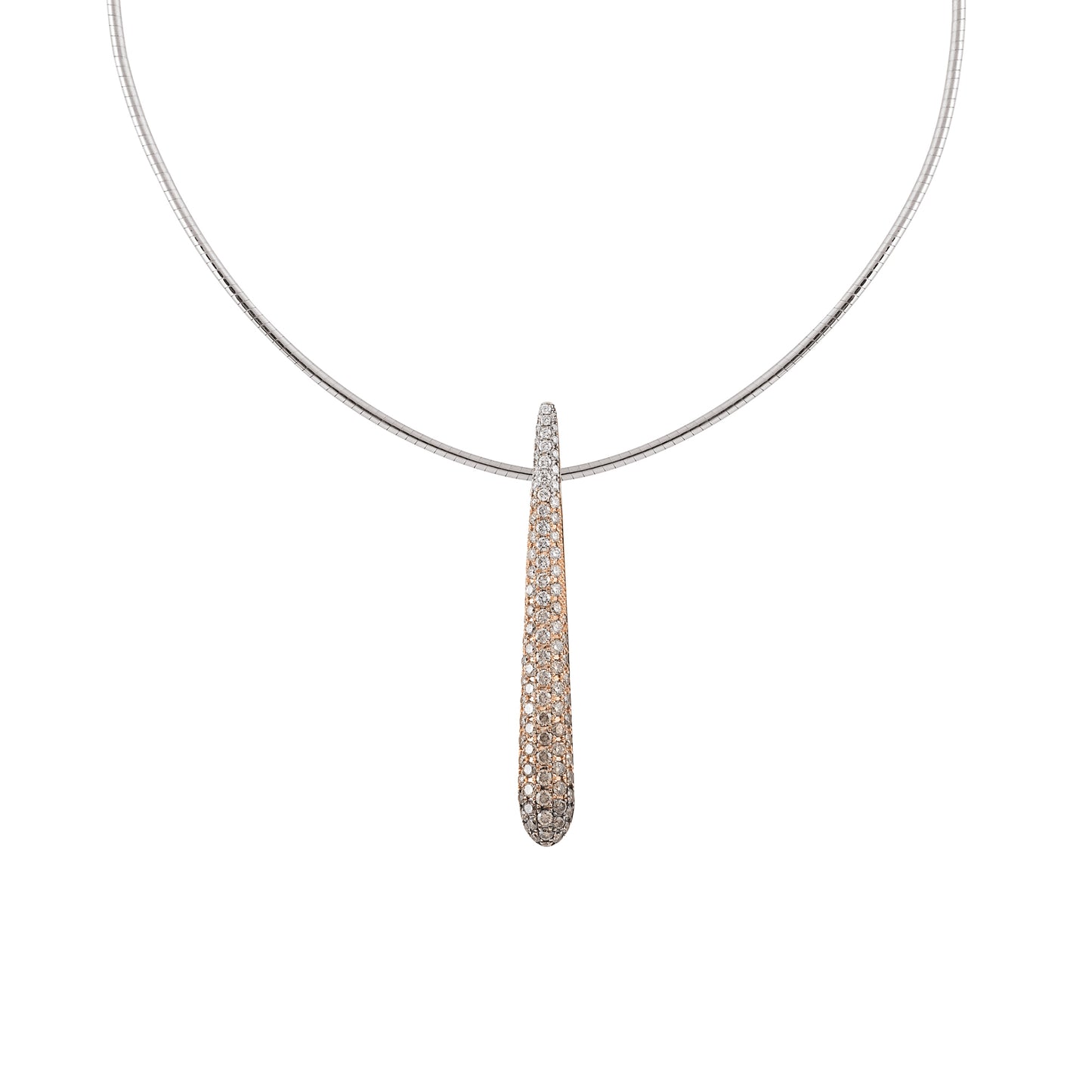 Dolce Vita Anhänger, Roségold • Diamant von Al Coro (P2500BR)