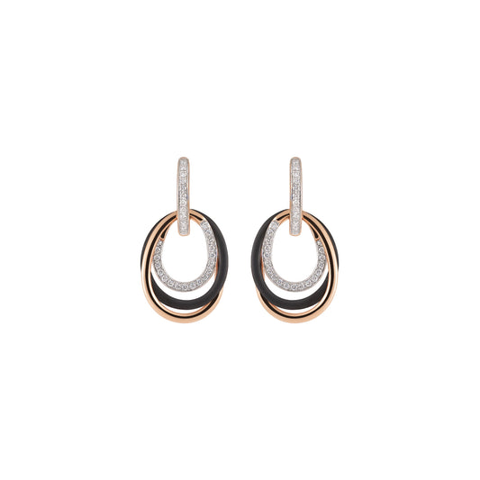 Al Coro La Piazza Ohrhänger (NE9917WR) aus Bicolor-Gold mit Diamant