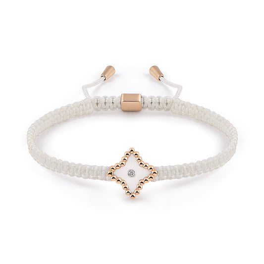 Al Coro Palladio Armband (NB3225WAR) aus Roségold mit Achat und Diamant