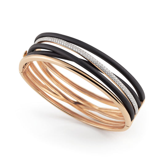 Al Coro Serenata Armreif (NB10406R) aus Bicolor-Gold mit Diamant