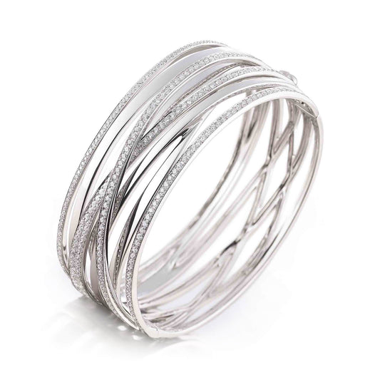 Al Coro Serenata Armreif (NB378W) aus Weißgold