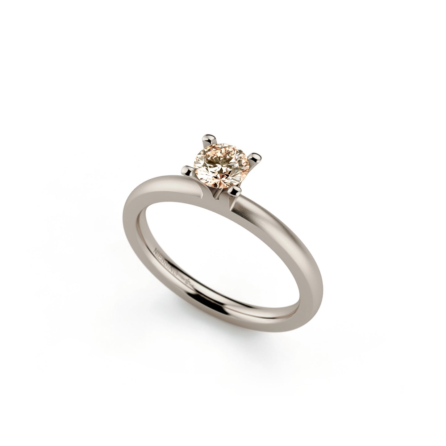 Amatis 4 Krappen Ring • Diamant von Niessing (N331960-0.3ct-cinnamon-satin-fg)