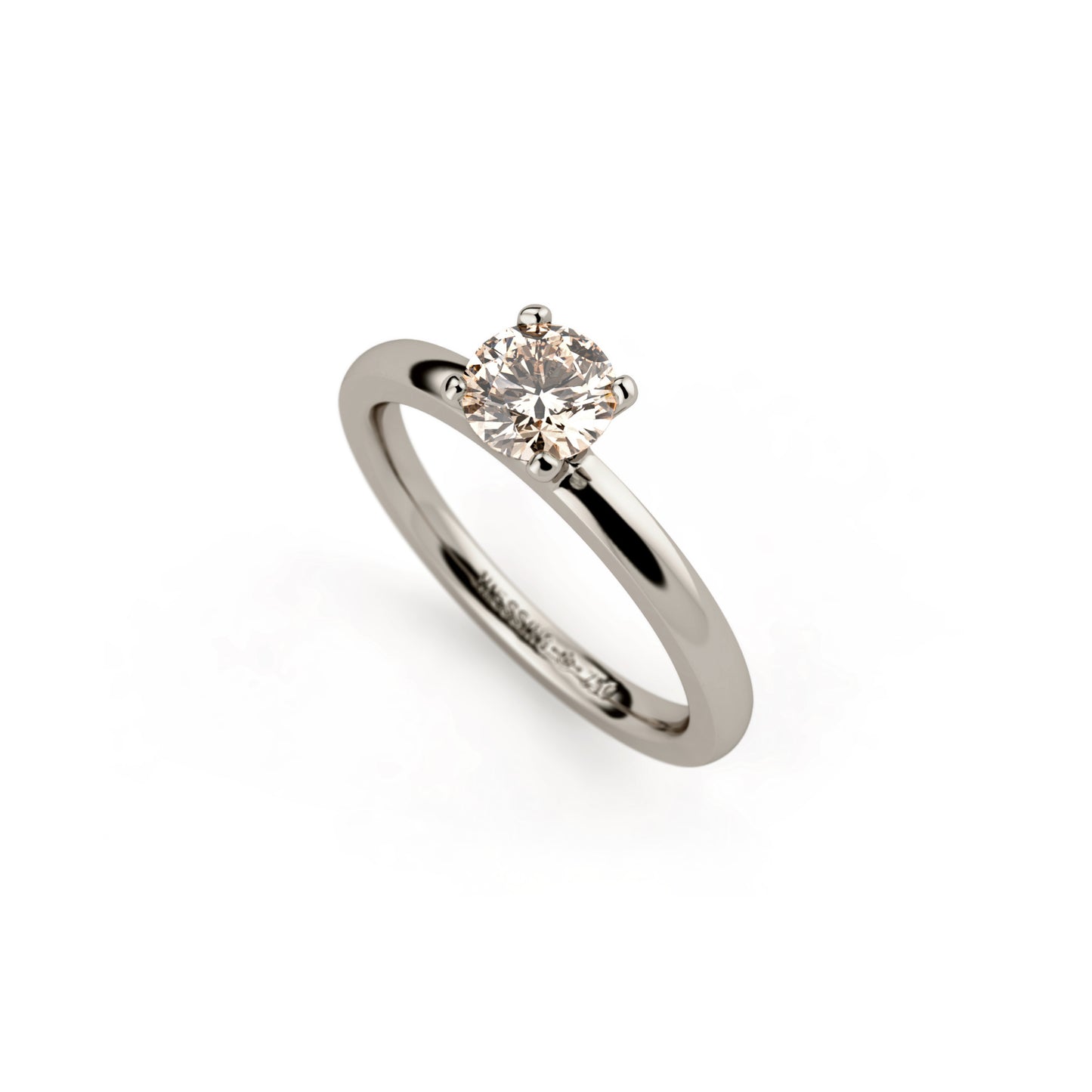 Amatis 4 Krappen Ring • Diamant von Niessing (N331960-0.5ct-cinnamon-gloss-fg)