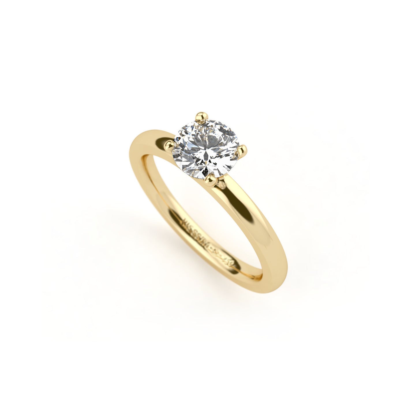 Amatis 4 Krappen Ring • Diamant von Niessing (N331960-0.7ct-top-wesselton-gloss-cy)