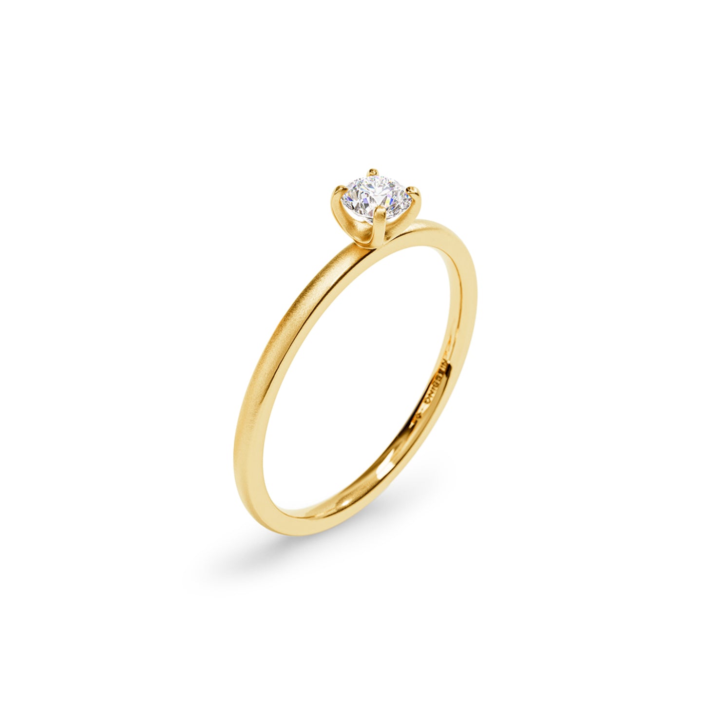 Amatis Fine C Ring • Diamant von Niessing (N381961-0.18ct-satin-cy)