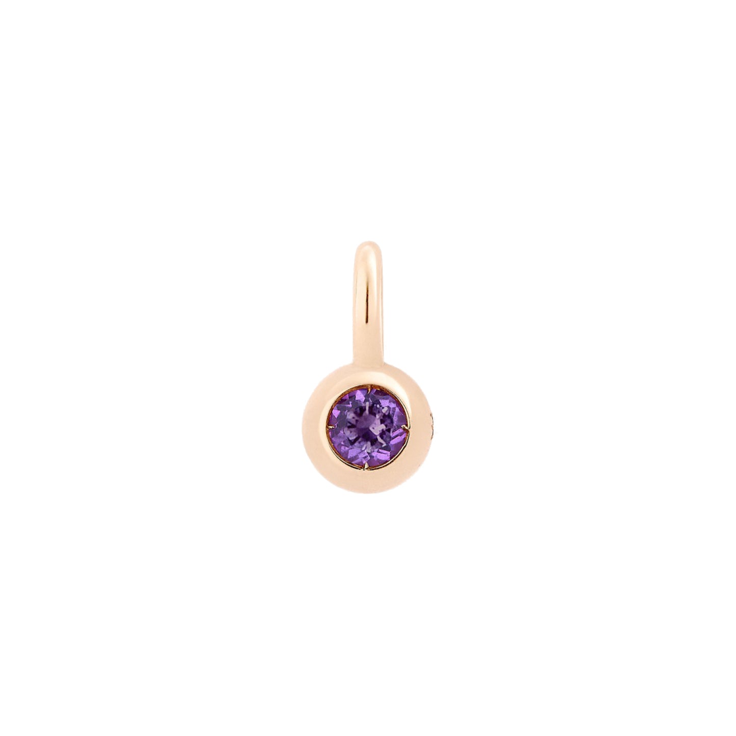 Anhänger Bollicine, Roségold • Amethyst von DoDo (DMC4000-BOLLI-IY09R)