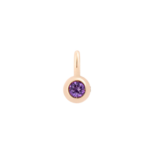 Anhänger Bollicine, Roségold • Amethyst von DoDo (DMC4000-BOLLI-IY09R)